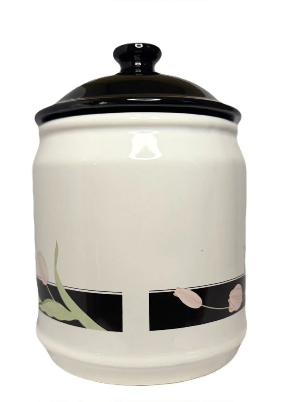 Fairfield by Vanessa Floral Patterned Canister W/ Lid 8”